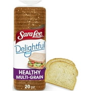 Sara Lee Delightful Multi-Grain Bread, 20 oz, Soft Multigrain Bread, Bag -Pack Of 5