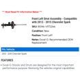 thumbnail image 2 of Front Left Strut Assembly - Compatible with 2013 - 2015 Chevy Spark 2014, 2 of 2