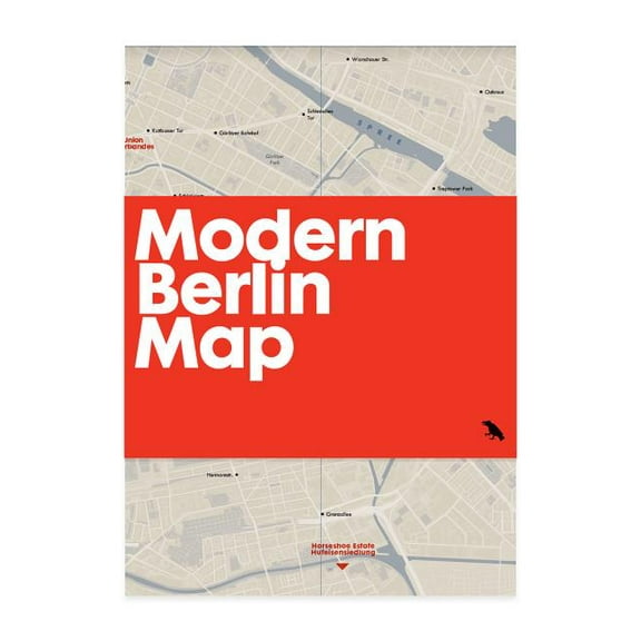 Modern Berlin Map