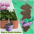 thumbnail image 4 of 3Pcs Repotting Mat 26" x 26" PE Cloth Waterproof Plant Repotting Mat Foldable Portable Gardening Potting Tray with Plastic Buckle for Indoor Plant Change Soil Watering, Green, 4 of 5