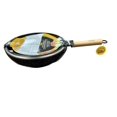 thumbnail image 1 of Verka Aluminium Nonstick Wok(Karahi), 26cm, 1 of 4