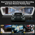 thumbnail image 2 of 1 Set Car Backup Camera Driving Camera Dash Recorder 1080P Front and Rear Vehicles Recorder Dash Camera (US Plug), 2 of 8