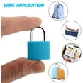 thumbnail image 3 of 10 Pieces Suitcase Locks With Keys, Metal Padlock Luggage Padlock Small Padlock Multicolor Padlock W, 3 of 5