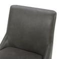 thumbnail image 6 of Kuka Home 26"H Modern Faux Leather Counter Stool in Gray, 6 of 11
