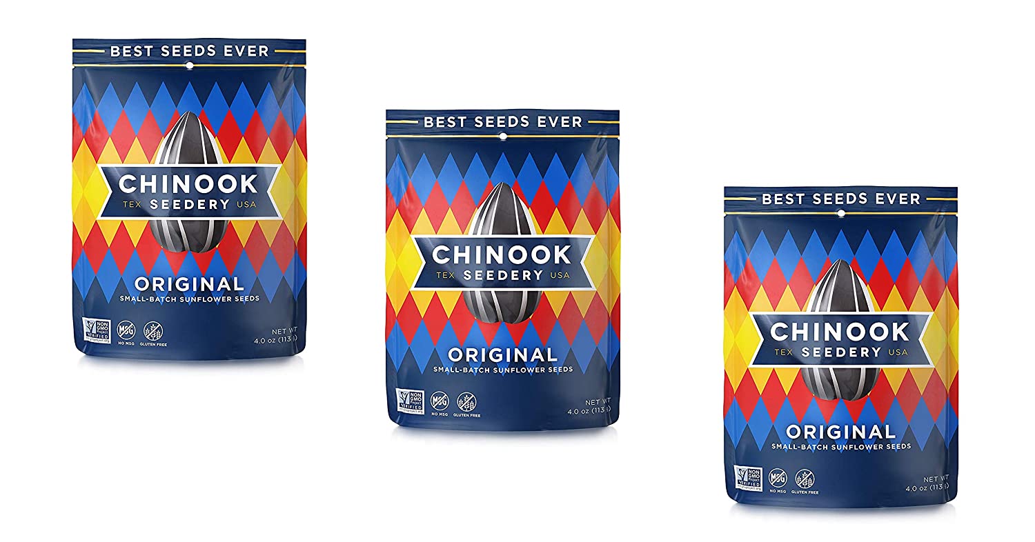 Chinook Seedery Sunflower Seeds Original 3 pack
