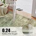thumbnail image 5 of ATHOPE 6x9 Area Rug, Vintage Boho Medallion Rugs Non-Slip Soft Low Pile Washable Rug Large Distressed Rug Indoor Retro Carpet for Living Room Bedroom Dining Room Home Office, Green Brown, 5 of 8