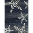 thumbnail image 5 of Balta Wade Coastal Starfish Area Rug 5'3" x 7' - Navy Blue, 5 of 5