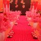 thumbnail image 4 of Alfombra Decorativa Piso Estara Multipropósito Accesorios Compimentos Casa Oficina Cáfe Complimentos rojo Soledad Corredor de pasillo de la etapa de la boda, 4 of 10