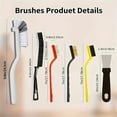 thumbnail image 2 of 11pcs Cleaning Kit Slit Cleaning Brush - Durable Bristles for Tight Spaces, Long Handle for Kitchen Sinks, Cups And Bottles, Bathroom, Toilet And Window Crevices, Bathroom Cleaning Kit, 2 of 6