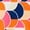 Orange, variant on Plus Size Geometric Print Tunic Orange Glaze Combo 3X