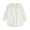 White, variant on Womens Cotton Linen Shirts Long Sleeve Lapel Drop Shoulder Shirt Loose Fit V Neck Button Down Blouses Comfy Business Casual Tops White XXL