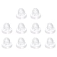 thumbnail image 1 of Pendientes Espaldas, 150 Uds - Silicona Pendientes Espaldas para Espárragos, Reemplazos Deslizar Tapones para Pescado Gancho Pendientes Aros (Transparente, 6 mm), 1 of 6