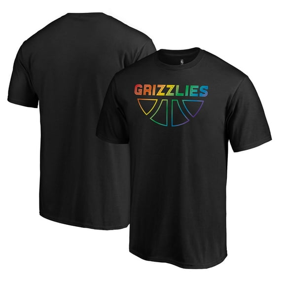 Men's Black Memphis Grizzlies Team Pride Wordmark T-Shirt