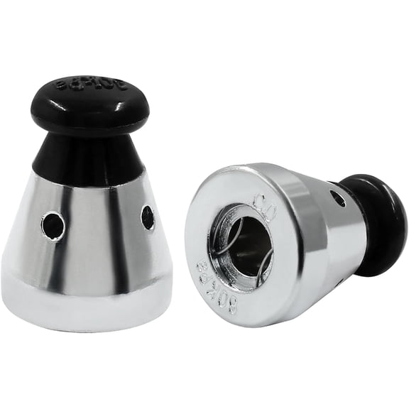 Pekkaxy Pressure Cooker Relief Jigger Valve, Black Universal Pressure Cooker Safe Regulator 80KPA Replacement Exhaust Valve Accessories for Weight Pressure Control (2Pcs)