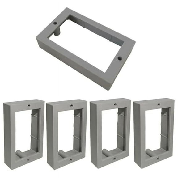 1/2inch Single Gang Outlet Box Extender-Electrical Box Extender Solution for Electrical Outlet Box Switches & Outlets