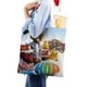 thumbnail image 4 of Hop Bolso de tela con estampado de lienzo para mujer, bolsa de compras reutilizable y estética, con cremallera interior, regalo para mujer,40*40cm., 4 of 6