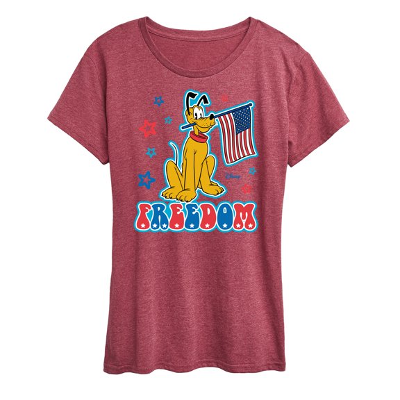 Disney - Pluto Freedom - Women's Short Sleeve Graphic T-Shirt