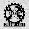 thumbnail image 4 of Craftnamesign Custom Garage Metal Sign LED Light, Garage Workshop Name Sign, Garage Wall Decor, 4 of 5