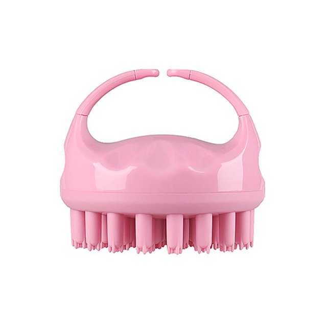 Yuarrent Cepillo de silicona para champú, peine para baño y ducha, cepillo para masaje de espalda SPA Suministros de limpieza para el hogar No. 4 Yuarrent HA025177-04
