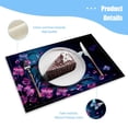 BaHomeck placemats Set of 4 rectangle Linen Cotton Placemats for Dining ...