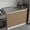 Light Oak/ White, variant on TUHOME Napoles Utility Sink Cabinet with Faucet, 39.4" 2-Door Under Sink Storage, Steel Countertop