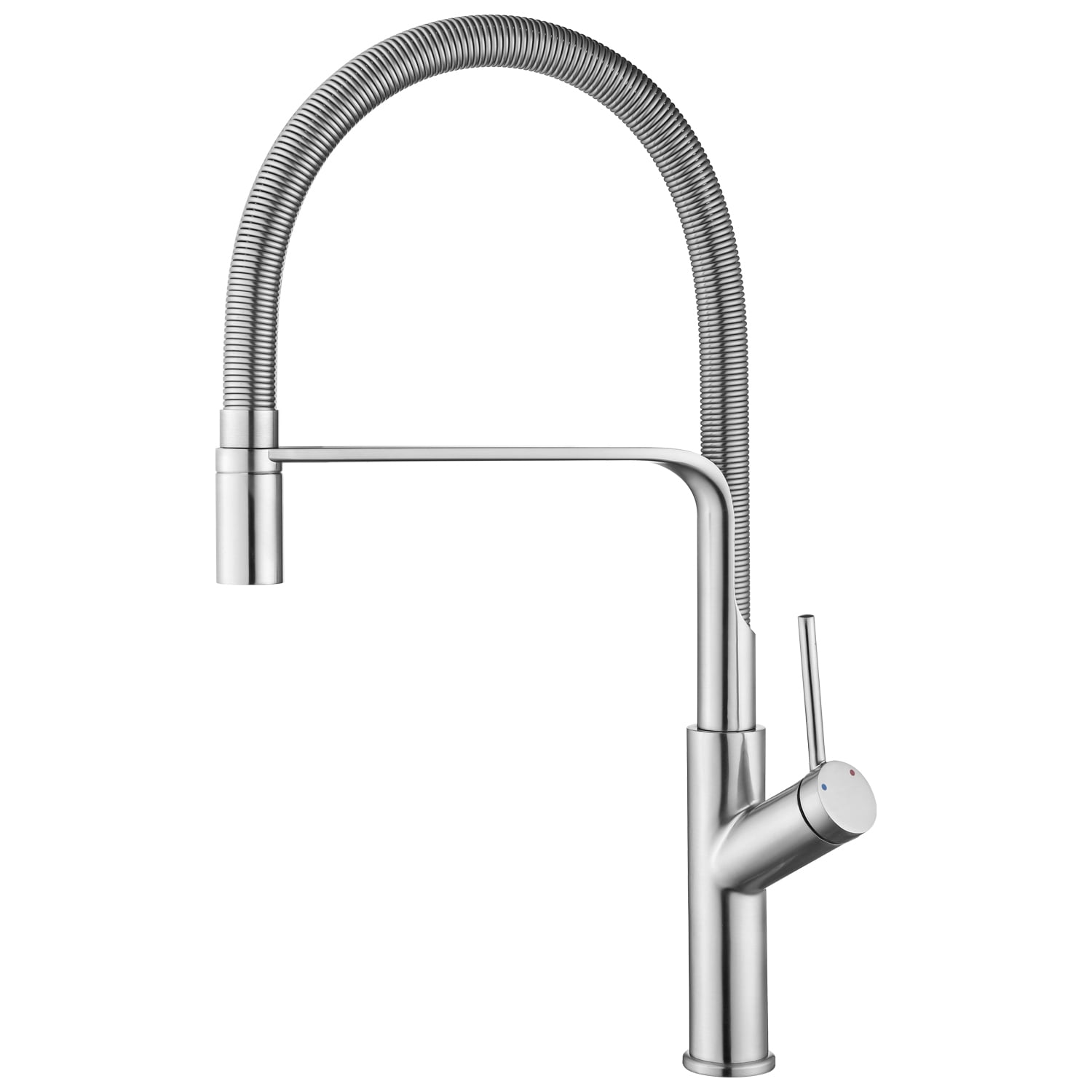 Single Handle Kitchen Faucets Silicone Hose High Arc Bathroom Basin