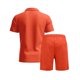 thumbnail image 5 of Mangas de Mano para Hombres Casual Sólido de Manga Corta Cuello Redondo Blusa Y Pantalones Cortos Conjunto, Traje de Dos Piezas de Poliéster de Moda para el Uso Diario de Primavera Verano, 5 of 6