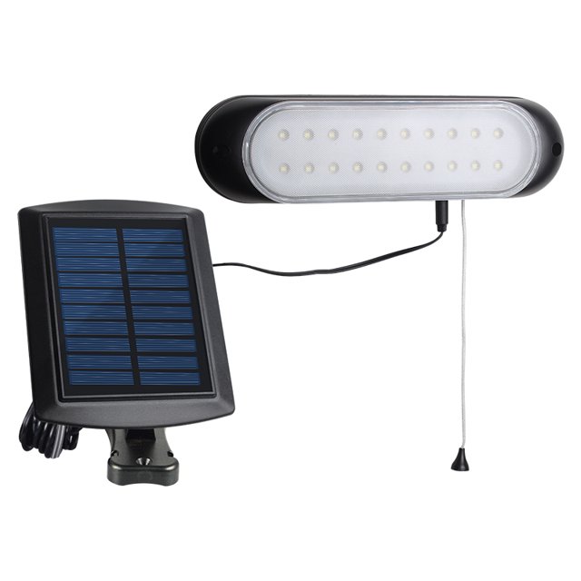 Lámpara solar para jardín con 20 LED, resistente al agua IP55 y panel separable - Iluminación automática nocturna con carga diurna