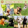 thumbnail image 5 of Squeaky Dog Toys for Aggressive Chewers,Interactive Tug of War Puppy Toys with Pull Rope,Tough Plush Pet Dog Chew Toys for Small, Medium Dogs, 5 of 5