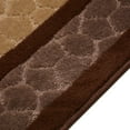 thumbnail image 4 of Custom Size Runner Rug Pebbles Design Roll Runner 26 Inch Wide x Your Length Size Choice Slip Skid Resistant Rubber Back (Beige - Brown, 37 ft x 26 in), 4 of 6