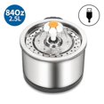 thumbnail image 1 of Cat Water Fountain Stainless Steel 84oz/2.5l Pet Water Fountain Ultra-quiet, 1 of 5