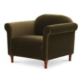 thumbnail image 3 of Moe's Home Collection Harmony Accent Chair Fabric Green, 3 of 10