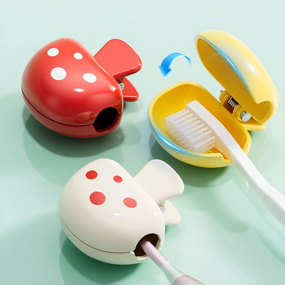 BPPEG Powerful Toothbrush Cover for Travel | Portable Cap for Bathroom Dormitory | Stylish Toothbrush Head Protector 1Pc Toothbrush Covers Caps