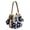 B, variant on Handmade Crochet Flower Tote Knit Floral Purse Bag Boho Beach Handbags Crossbody Shoulder Bag for Women Vacation - Green
