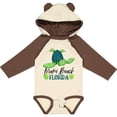 thumbnail image 3 of Inktastic Miami Beach, Florida Happy Sea Turtle Boys or Girls Long Sleeve Baby Bodysuit, 3 of 5