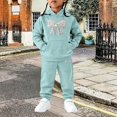 thumbnail image 6 of RMGVDSD Girls Sweatsuit Fall Bow Print Hoodie Sweatshirt Pants Set with Pockets Casual Two Piece Outfit Comfortable Stylish Clothing, 6 of 6