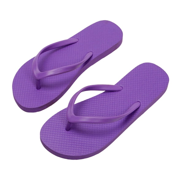 Flip Flops Beach Shower Shoes Basic Thong Sandals Lightweight Shower Men's and Women's Casual Summer Indoor Solid Color Home Slippers