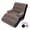 Coffee, variant on LAZIOEGR Portable Inflatable S‑Shaped Sofa – Soft Flocking Surface, Ergonomic Support, Quick Inflate/Deflate, Ideal for Home, Travel & Office