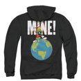 thumbnail image 3 of Looney Tunes Mine (Back Print) Adult Zipper Hoodie Sweatshirt Black, 3 of 3