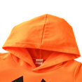thumbnail image 3 of Enfants Halloween Mode Coton à Manches Longues à Capuche Classique Pumpkin Visage Modèle Pull-Over Parties, 3 of 8