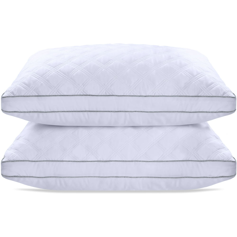 Gusseted Pillows For Bed Queen/King Pillows Set of 2, Queen Bed Pillows