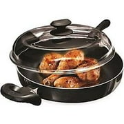 Epoca International 1924182 EABK-9628 Chicken Fryer with Glass Lid, 11 inch