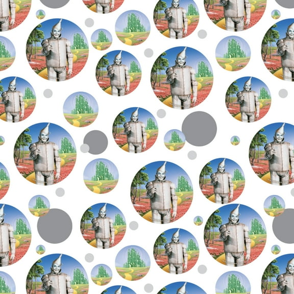 Wizard of Oz Tin Man Character Premium Gift Wrap Wrapping Paper Roll