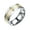 Gold, variant on Men's 8mm Stainless Steel Piano Staff Wedding Luminous Ring Personalized Couple Music Note Band Glow in The Dark Silver Size 10