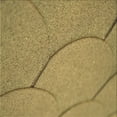 thumbnail image 1 of Ahgly Company Tapis d'Intérieur Lavables en Machine, Carrés Transitionnels Dorés, Carrés de 6', 1 of 7