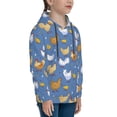 thumbnail image 3 of Easygdp Chicken Family Boys Hoodie Kids Sweatshirt Youth Pullover With Hood-Small, 3 of 6