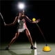 thumbnail image 5 of Soidarity Entrenador de tenis de Metal, portátil, telescópico, gimnasio, parque, patio, aprendiz, entrenamiento, ejercicio, práctica, equipo Tenis, 5 of 6
