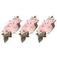 thumbnail image 4 of 3Pcs Candle Rings Wreaths Artificial Rose Flower Candle Ring for Wedding Table Party Home Decor, 4 of 4