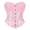Pink, variant on Women's Mesh Corset Top Halloween Costumes Woman Victorian Vampire Costume Women Corset Gothic Corsets For Themed Gatherings