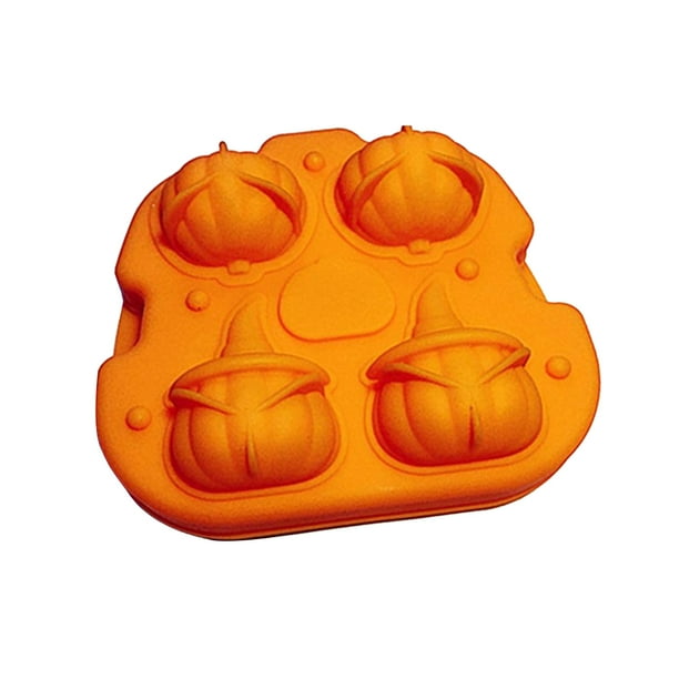 Moyic Bandeja de cubitos de hielo para decoración de halloween, molde para hacer Chocolate con forma de calabaza, molde para hacer bolas de hielo de Barra de herramientas amarillo Moyic HA006148-01B